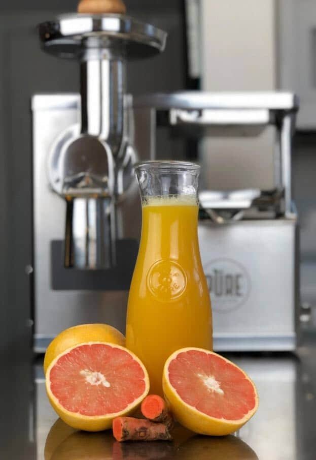 Grapefruit Tumeric juice