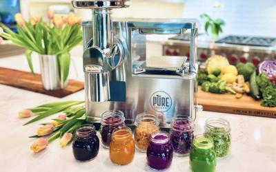 PURE Recipes: Four Amazing Elixir Juices that Provide Pulp for Colorful Pasta