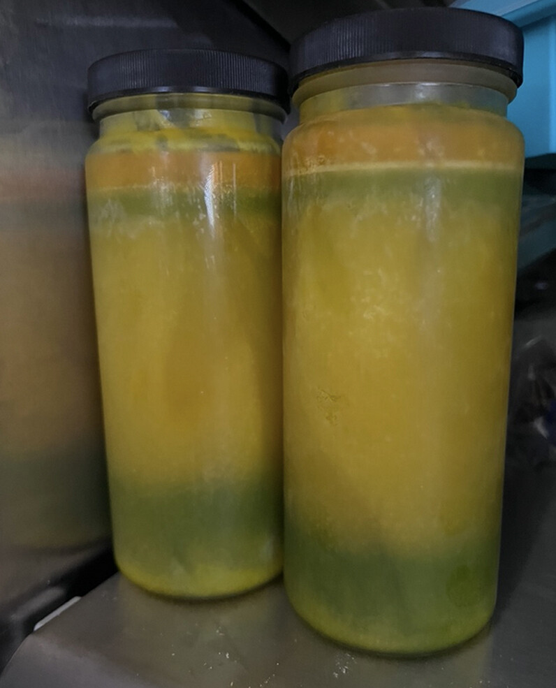 Frozen juice