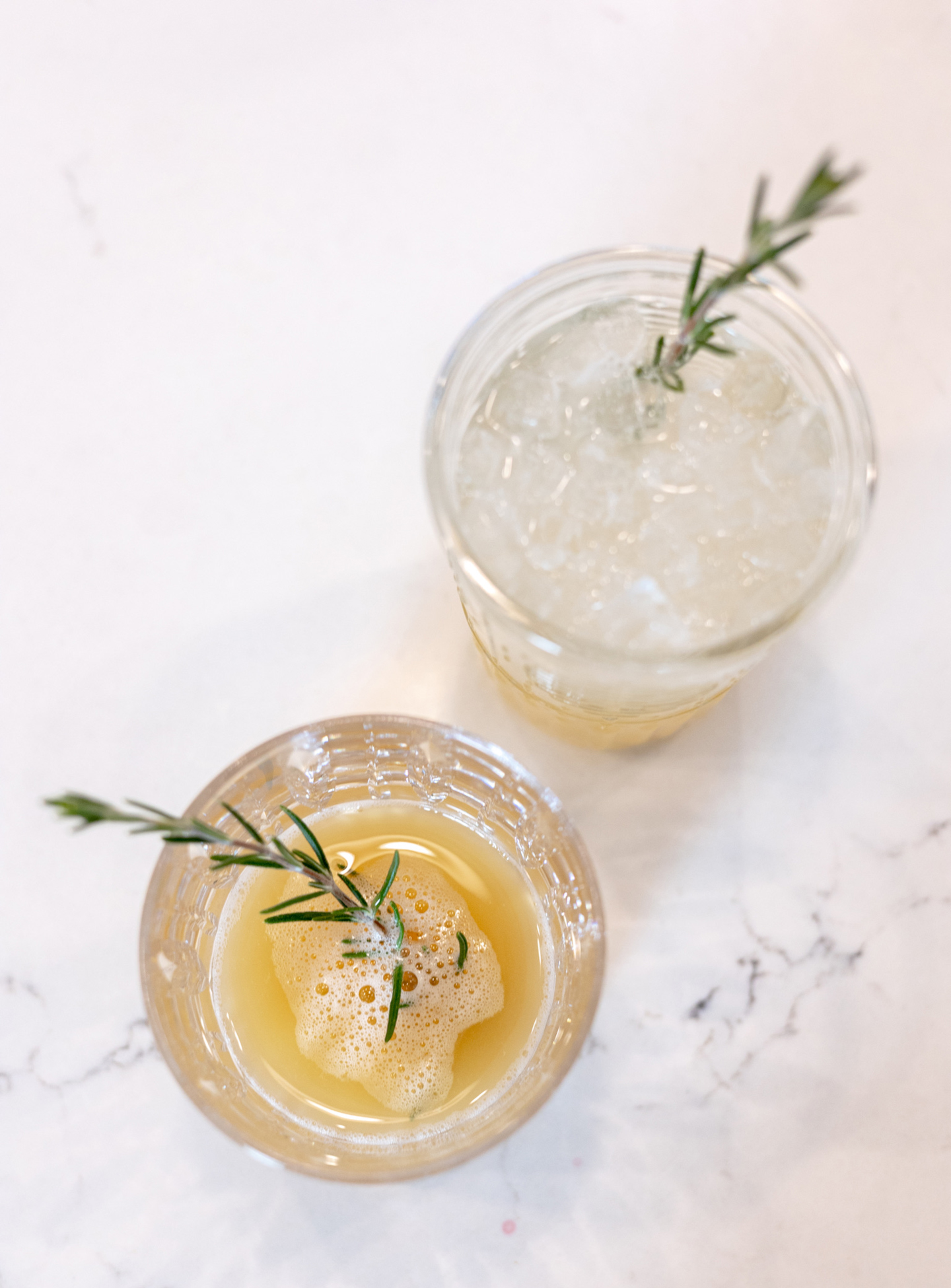 pineapple ginger rosemary non alcoholic drink