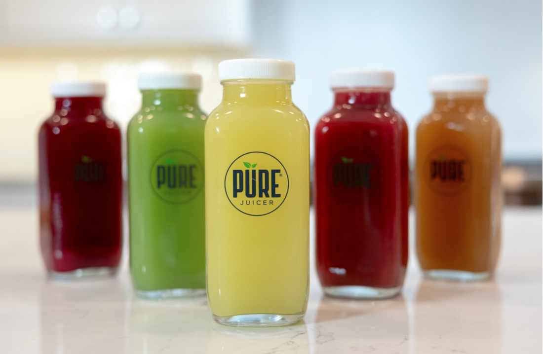 polyphenols -  cold pressed juices made with the PURE juicer