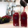 drink the rainbow. berry juices made with the PURE juicer, high in polyphenols.