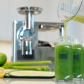Pure Juicer Magnesium rich juice; juice made from celery, cucumber, lemon and lime
